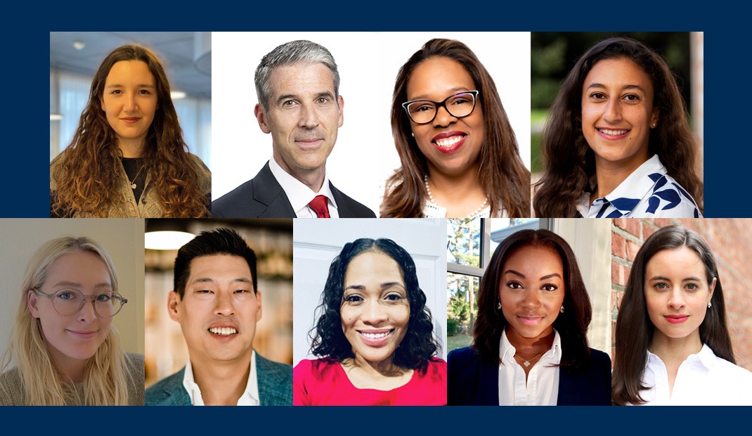 Headshots of nine new board members