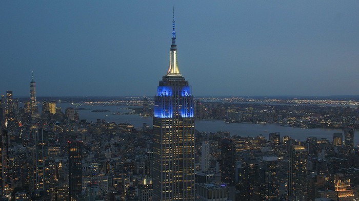 Image Credit: David Dini/Columbia University. The Empire State Building image ® is a registered trademark of ESRT Empire State Building, L.L.C. and is used with permission. Empire State Building at Dusk
