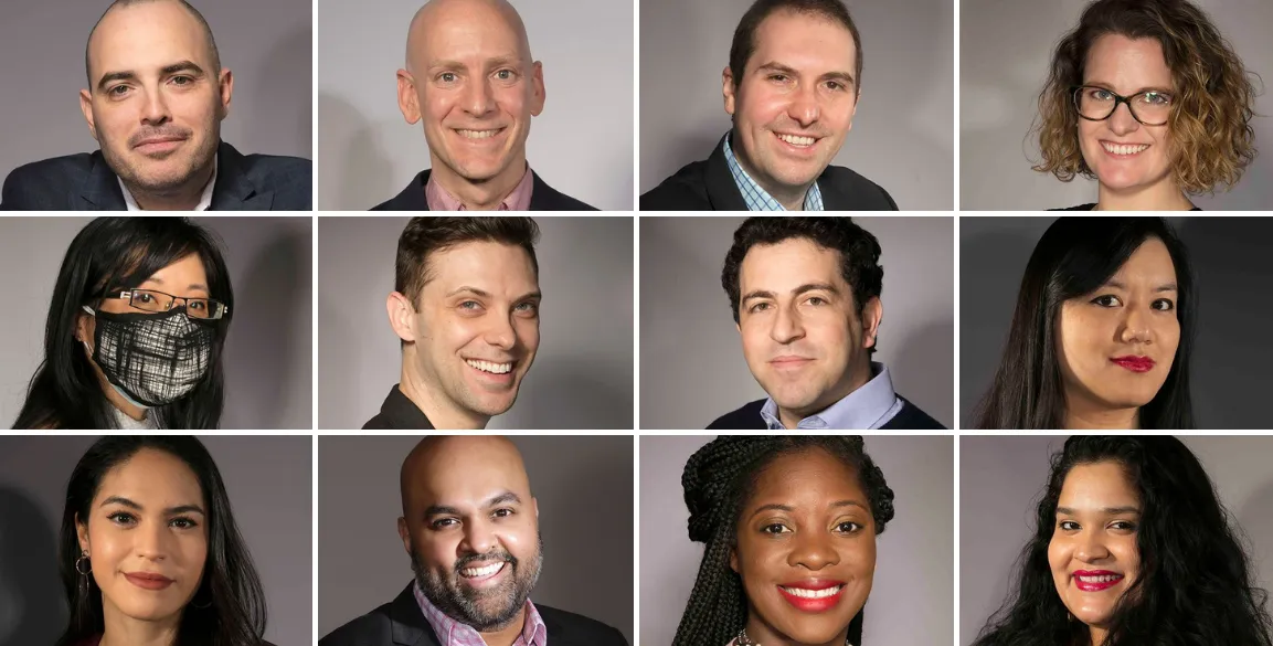 Collage of Columbian recipients of the Crain's 40 Under 40 honor