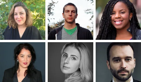 Banner image of Columbians involved in 2020 Emmy-winning productions