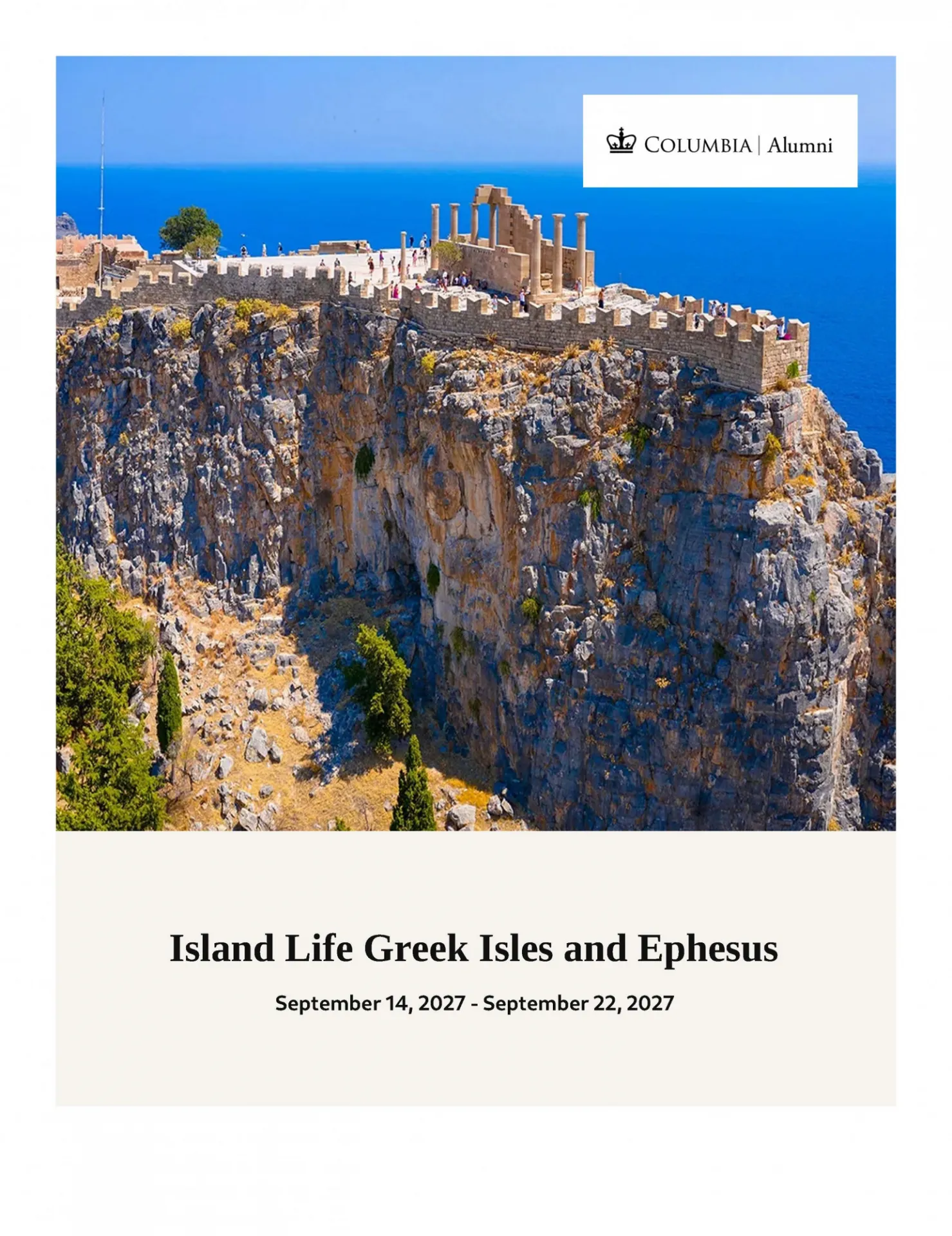 2027 Island Life Greek Isles and Ephesus e-brochure