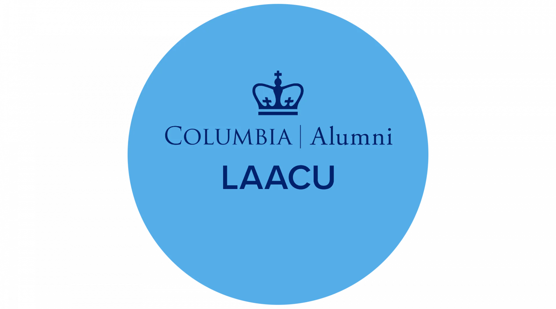 Columbia Alumni LAACU in round format for social