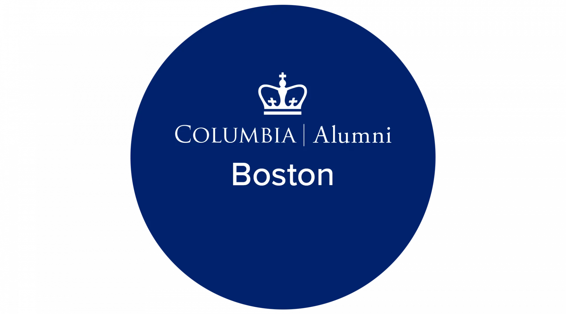 Columbia Alumni Boston in Round format for social