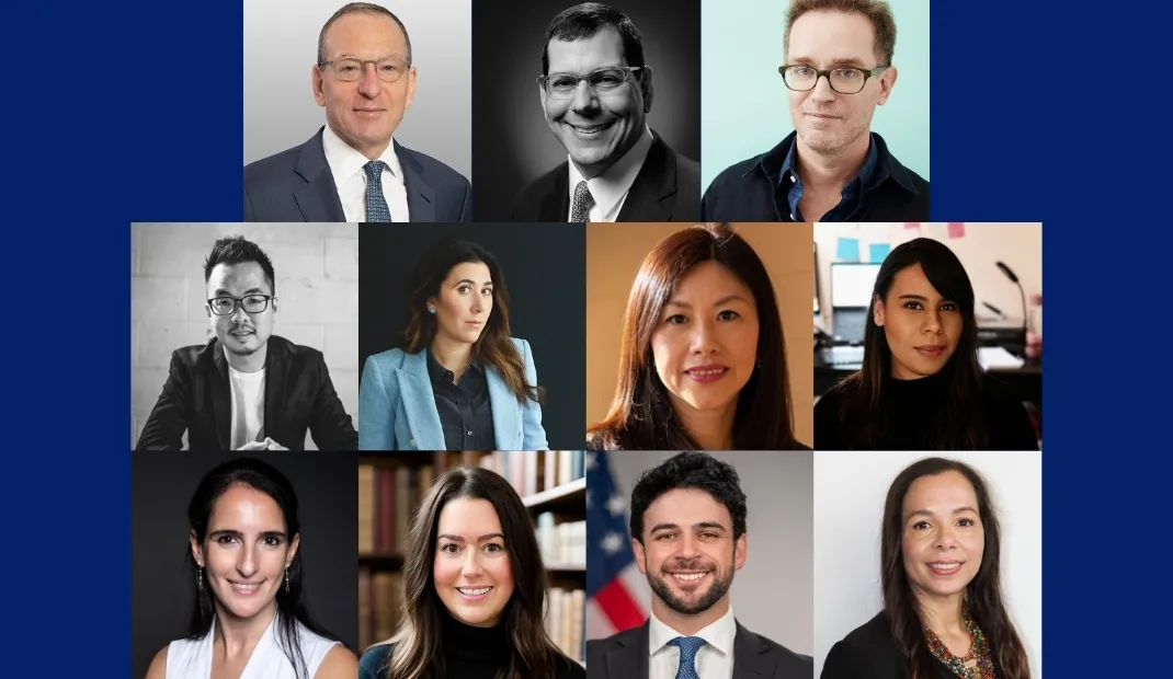 Collage of professional headshots featuring  the 2025-2026 CAA Board Members.