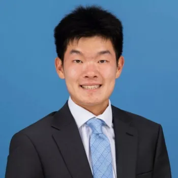 Headshot of Campbell winner Michael Zheng