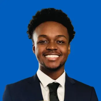 Headshot of Campbell winner Ronald (RJ) Eric Wicks II